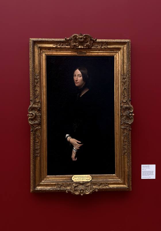 Victor-Louis Mottez, «Portrait de Julie Mottez» (1842). Ultimul portret al soției lui.